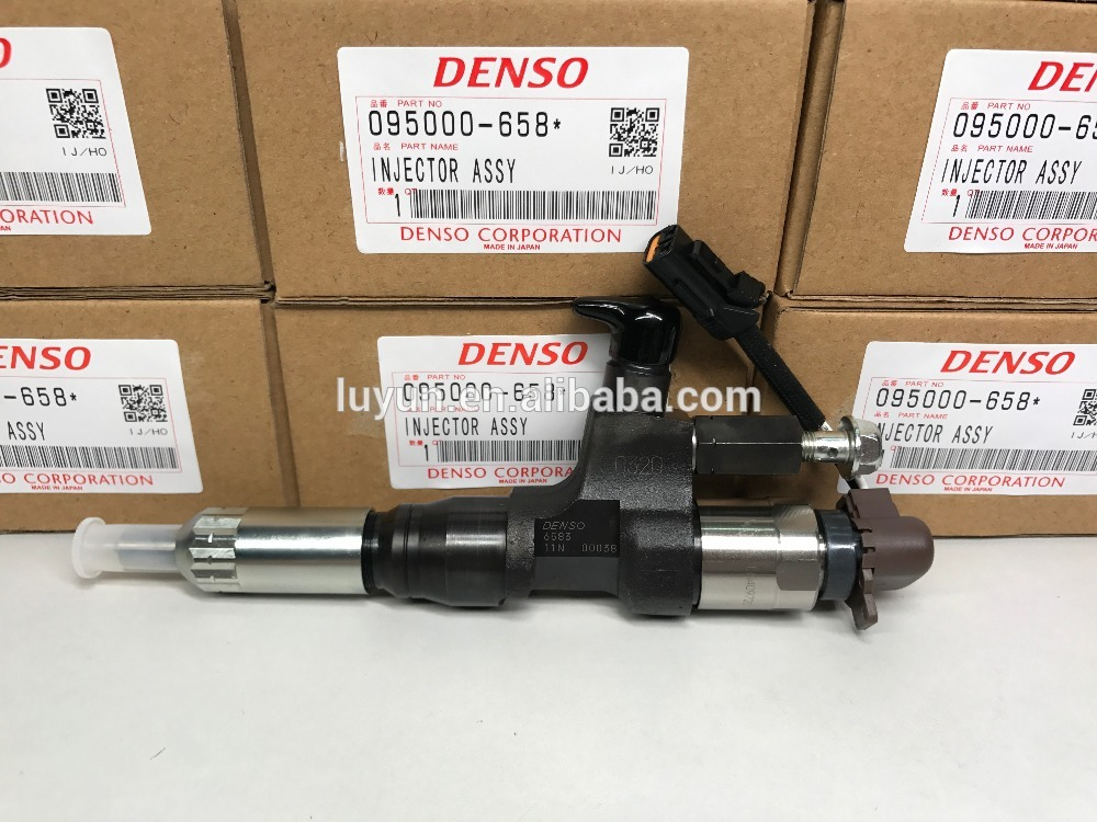 Common rail injector fuel injector 095000-6581, 095000-6582, 095000-6583 for HINO J08E 330PS 23670-E0320,