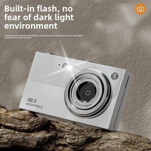 กล้องดิจิตอล 68MP 4K พร้อมซูม 16 เท่า รองรับ Wifi ในตัว หน่วยความจำ 32GB สำหรับถ่ายภาพและบันทึกวิดีโอ - Product Image 5