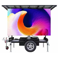 Écran d'affichage LED de camion d'extérieur étanche de haute qualité P5, panneau d'affichage mobile publicitaire, affiches de remorque de véhicule électrique