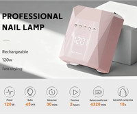 Kit de manucure professionnel tout-en-un portable : lime à ongles électrique, lampe de séchage pour gel, aspirateur à ongles