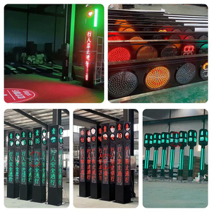 Feu de Signalisation à LED pour Piétons Intégré Sans Fil YUNDA pour Passage clouté Rouge Jaune Vert avec Écran LED Tension 12V Meilleur Prix - Product Image 3