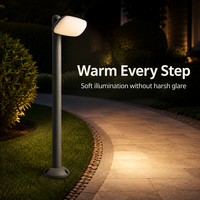 Lampadaire LED modulaire 12W 80cm à tête souple anti-éblouissement, installation facile, pour pelouse publique et communautaire résidentielle