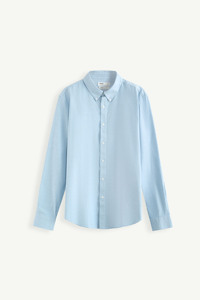 Camisas de Vestir Casuales de Negocios para Hombre, Manga Larga, Ajustadas, Sólidas, Transpirables, Otoño, Personalizadas por Routine Vietnam, Tejido de Poliéster/Algodón - Product Image 3