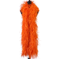 Écharpe en plumes épaisses 10 couches 1 m 1.5 m 2.4 m écharpe en plumes d'autruche naturelle pour vêtements de danse de salon décoration de robe latine