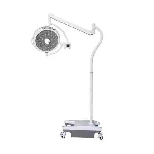 Mobile LED Shadowless Operating Lamp Slim Floor Stand Surgical Light For Hospital