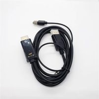 Kabel HDTV ke DisplayPort 4K 60Hz HDTV Male ke DP Male Converter Cord untuk Laptop PC Monitor Proyektor Transmisi Video