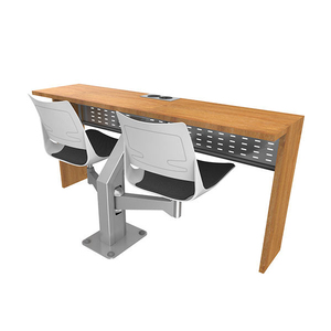 Chaise de salle de conférence collaborative LEADCOM LS-420, siège pivotant à 360 degrés, chaise de bureau pour salle de cours universitaire - Product Image 4