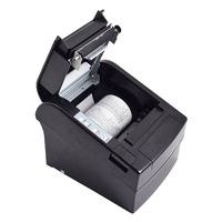 Imprimante thermique de reçus de bureau 80 mm, imprimante sans fil, LAN/RS232 en option, pour utilisation au comptoir des caissiers de restaurant