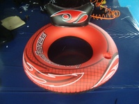 Transat gonflable flottant pour piscine avec porte-gobelets