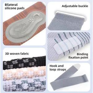 Attelle de compression pour coude en tricot 3D respirant avec coussinet en silicone réglable pour les tensions musculaires au tennis, OEM ODM personnalisé, vente en gros - Product Image 4