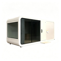 Cabine portable Apple personnalisée, maison capsule mobile en conteneur, maison préfabriquée facile à installer, villas de vacances