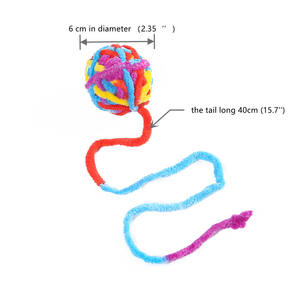 RTS Wollgarn ball Eingebaute Glocke Haustier Hund oder Katze Kau spielzeug helfen, Zähne zu reinigen - Product Image 5