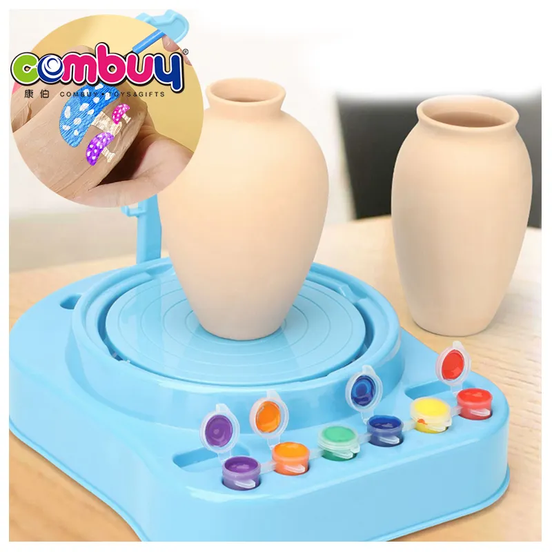 Drawing game electric diy workshop kids pottery wheel toy