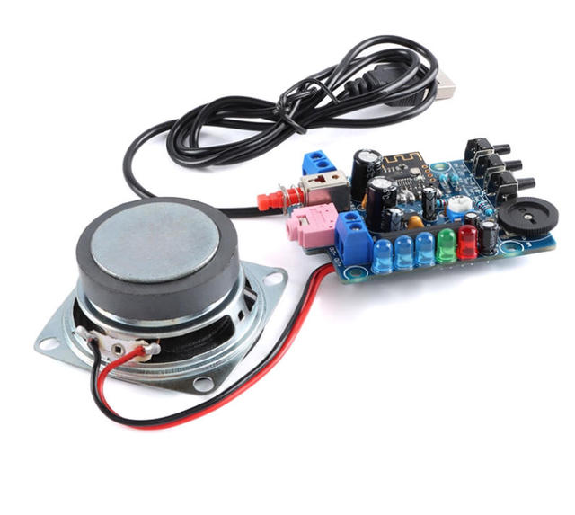 Original HU-009 Bluetooth Speaker Kit DIY Electronic Module Production Amplifier Mobile Phone Speaker Accessories