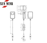 Adaptateur secteur AC/DC 12V 0.5A en promotion avec certifications KC CE ETL FCC SAA PSE pour bande LED