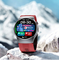 Reloj Inteligente 4G con Bomba de Aire para Presión Arterial, ECG, Llamadas Bluetooth, Pantalla AMOLED, Termómetro, Monitor de Sueño y Carga Magnética