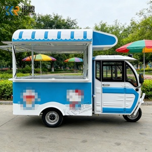 Triciclo Food Truck con Cocina Completa, Triciclo Eléctrico de Tres Ruedas, Carrito de Comida Móvil para Servicio de Alimentos en la Calle - Product Image 6