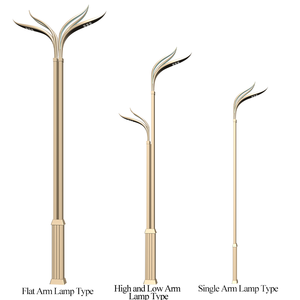 Farola inteligente impermeable personalizada para exteriores 6M 8M IP65 con cámara HD CCTV WIFI equipo de carga - Product Image 4