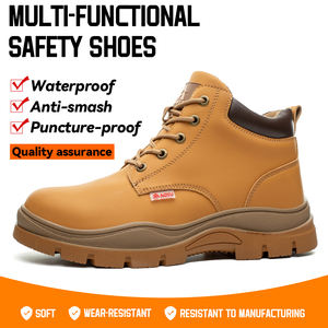 2025 OEM Toptan Özelleştirilmiş Unisex Kışlık Kanvas Orta Boy İş Ayakkabıları Su Geçirmez Aşınmaya Dayanıklı Çelik Burunlu Delinmeye Dayanıklı Fabrika Süet - Product Image 1