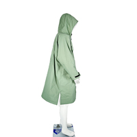 Poncho de surf imperméable et écologique personnalisé pour adulte, avec capuche, coupe-vent, séchage rapide, robe de bain, robe de change, fermeture éclair