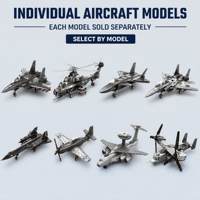 Blocs de construction d'avions personnalisés, modèles d'avions 3D à monter soi-même, jouet de construction STEM, OEM ODM, étiquette privée, série de produits individuels