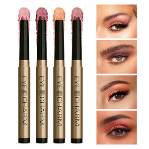 Hot Selling <strong>Eyeshadow</strong> Pen Silkworm Long-Lasting Vibrant Color Natural Brightening Fine Shimmer Highlighter Lazy Eye Bulk Custom - Product Image 1