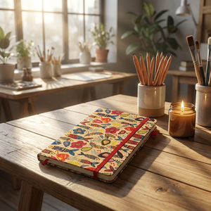 Carnet de notes A5 en liège texturé avec élastique – Fournitures scolaires et de bureau en gros - Product Image 5