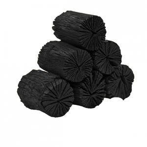 Carbón Vegetal Negro sin Humo para Barbacoa, Forma de Briqueta de Crisantemo, Madera Dura de Roble, Alto Contenido Calórico - Product Image 1
