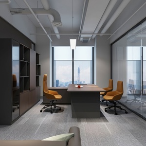 Modern Simple Soundproof Glass <b>Partition</b> for Office Reception Dining Room <b>Screen</b> Wall Frame for School Hospital Home Office - Product Image 6