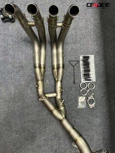 Tubo de escape para BMW S1000RR Cabeza de aleación de titanio estilo Akra - Product Image 3