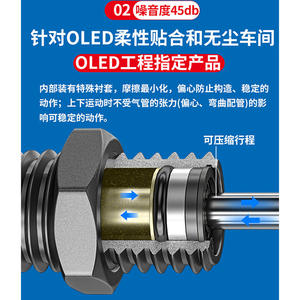Ventosa telescópica interna de baja fricción SMC VP-CLF-10/ZP3-D1010SM-B5-M10, ventosa sin rotación - Product Image 3