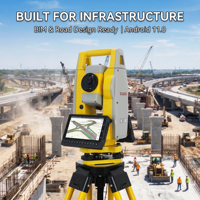 Équipement de mesure terrestre SOUTH N1 pour l'ingénierie civile, la construction et la topographie, station totale Android