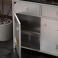 Armoire à condiments de restaurant, armoire latérale moderne en métal pour bar et restaurant, mobilier commercial