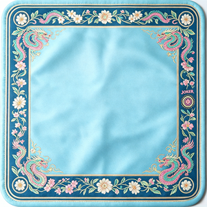 <b>Foldable</b> Luxury Mahjong Flannel <b>Table</b> Mat Cross-border for Non-slip Noise Reduction Waterproof Board <b>Game</b> Tablecloth Happy Words - Product Image 5