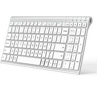 Clavier sans fil IClever BK10 pour 5.1, pavé numérique 101 touches, design ergonomique, compatibilité multi-appareils, USB-C, Mac, iPad
