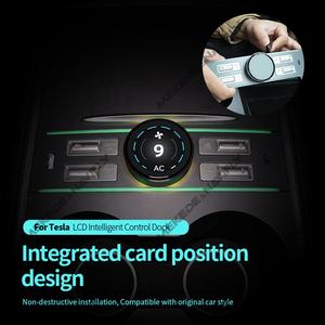 Navifly Contrôle de la climatisation Réglage du siège passager Verrouillage <span class=keywords><strong>enfant</strong></span> Miroir Panneau pliant commutation lumineuse <span class=keywords><strong>pour</strong></span> voitures Teslal - Product Image 5