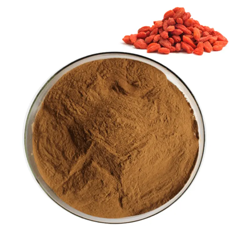 Herbasea Natuurlijke Levering Goji Bessensap Extract Biologische Chinese Wolfberry Poeder