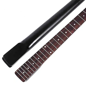 22 Frets Black Glossy Bolt on <strong>Neck</strong> Guitar Maple ST Electric Guitar <strong>Neck</strong> With Rosewood Fingerboard - Product Image 1