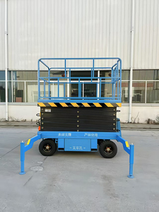 2025 elektrik hidrolik gerak gunting angkat 500kg Platform angkat listrik untuk pekerjaan udara luar - Product Image 3
