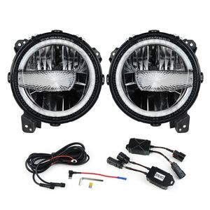 <span class=keywords><strong>2022</strong></span> más nuevo 9 ''Hi/Lo Beam DRL faro para Jeep Wrangler JL <span class=keywords><strong>Rubicon</strong></span> 2018 + 9 pulgadas LED faro <span class=keywords><strong>blanco</strong></span> halo accesorios de coche - Product Image 3