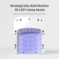 Lampe UV professionnelle sans fil à séchage rapide, écran numérique portable, lampe UV LED pour manucure, lampe UV pour salon de manucure