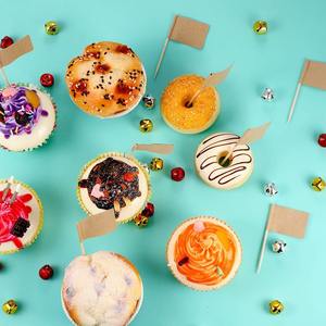 ธงไม้จิ้มฟันสำหรับตกแต่งแซนวิชพิมพ์โลโก้ได้ดีไซน์แบบพรีเมียม - Product Image 3