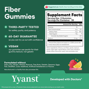 High Quality Private Label <b>Fiber</b> <b>Gummies</b> for Adult Metabolism & Digestive Health Support no sugar & vegan friendly - Product Image 6