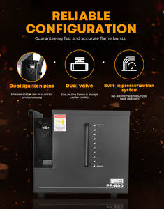 MOKA SFX آلة إطلاق النار برأس لهب مضاد للماء دائرة إطلاق لهب بزاوية 180 قاذف لهب حفلة ألعاب نارية - Product Image 4