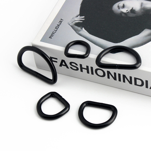 Saco Hardware Acessórios Multi-especificação Non-Welded Metal D Anel Fivela para o Saco/Trela Do Cão/Cintos/Webbing DIY Acessórios - Product Image 6
