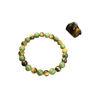 Venta al por mayor Pulseras de piedra natural Pulseras Riqueza Protección de piedra de ojo de tigre Cuerdas hechas a mano para hombres y mujeres - Product Image 5