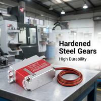 KST BLS505 CNC Aluminium Servo 8,4V Bürstenloser Aktuator RC-Akku Komplettes Zubehör-Set für Universaltyp B2B Bewegungssteuerung
