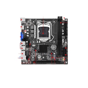 เมนบอร์ดเกม H61 LGA1155 รองรับซีพียู I5 2400 แรม 16GB DDR3 ฮาร์ดไดรฟ์เดสก์ท็อปแบบใหม่ ช่องเชื่อมต่อหน่วยความจำเดี่ยว สำหรับเล่นเกม H61 M - Product Image 4
