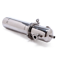 Séparateur de boîtier de filtre à gaz naturel en acier inoxydable 304/316L avec sortie d'entrée aux normes sanitaires 3A DN50