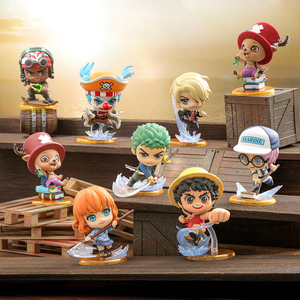 Auténtico Set Completo de 8 Figuras Miniatura Q de Anime de <span class=keywords><strong>One</strong></span> <span class=keywords><strong>Piece</strong></span> de Hot Toys, Caja Sorpresa, Adorno de Escritorio Coleccionable, Regalo - Product Image 6